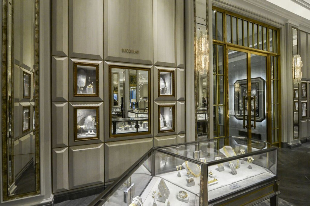 Tủ trưng bày trang sức âm tường SL-WC-001