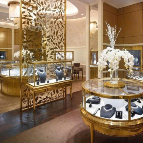 Tủ trưng bày trang sức tròn SL-CB-003