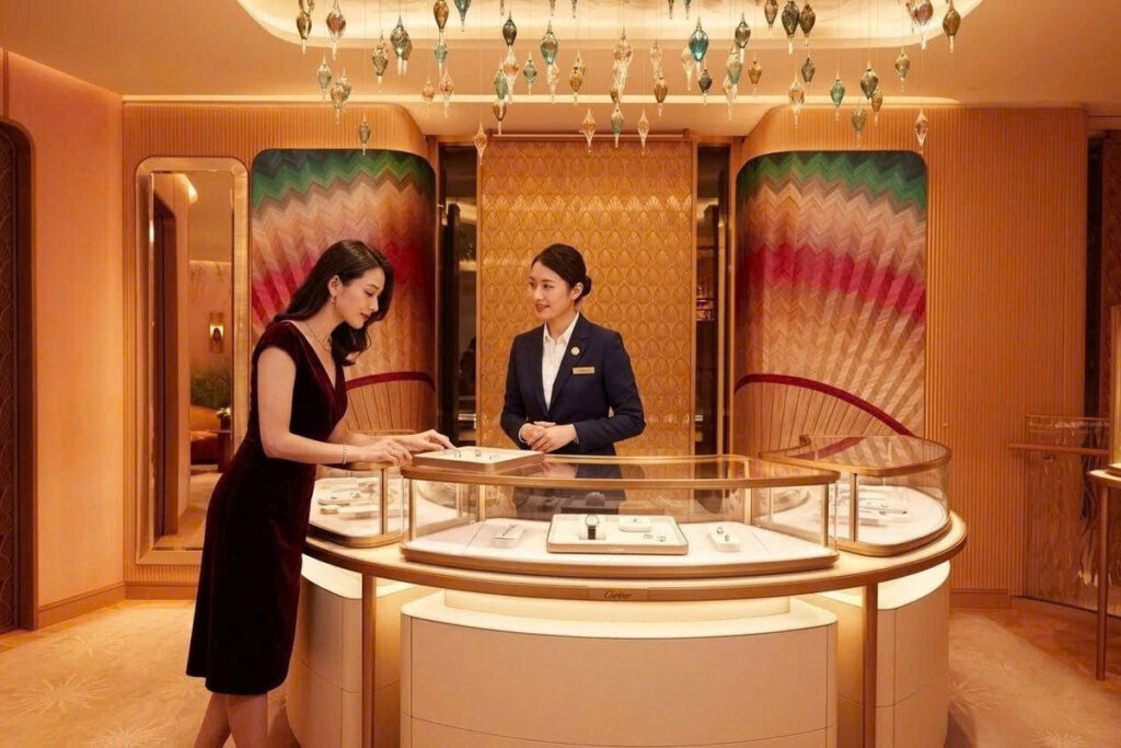 Tủ trưng bày trang sức tròn SL-CB-006 uy tín