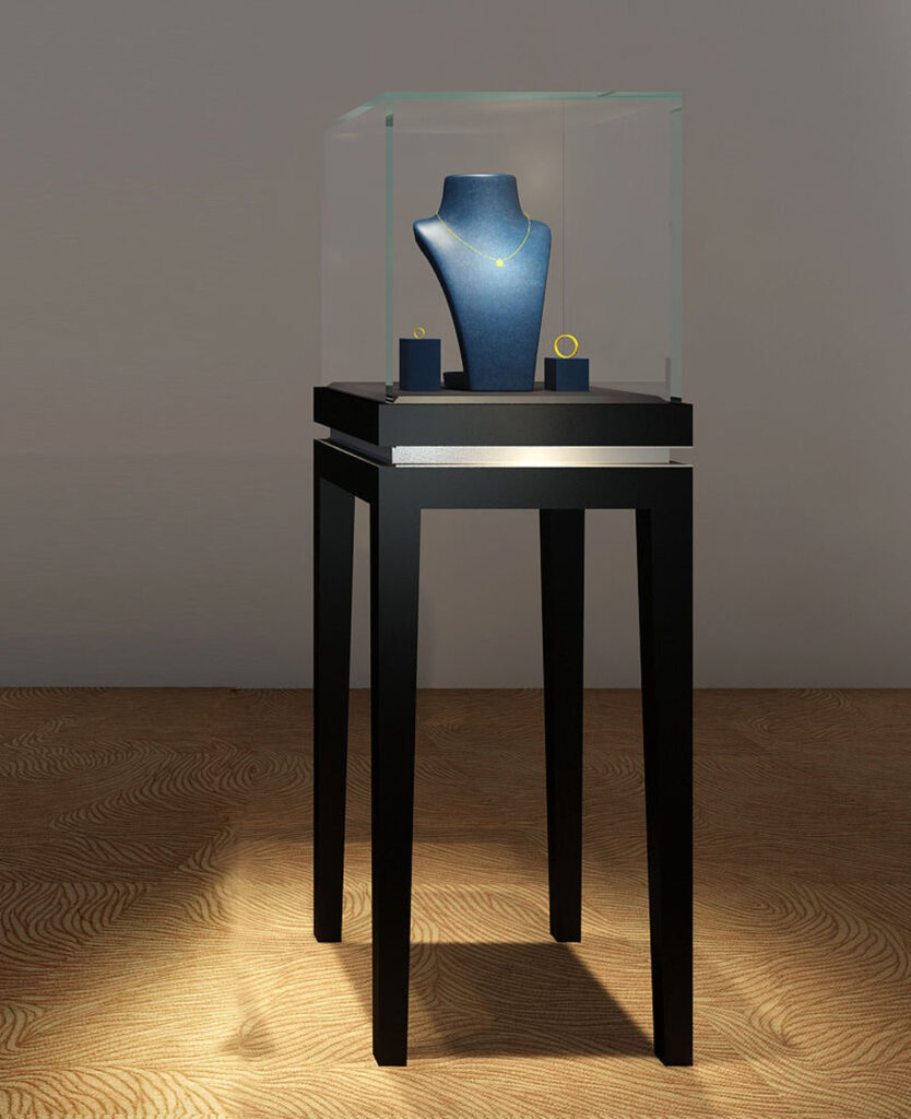 Mẫu tủ trưng bày trang sức SL-CD-001 thiết kế theo yêu cầu