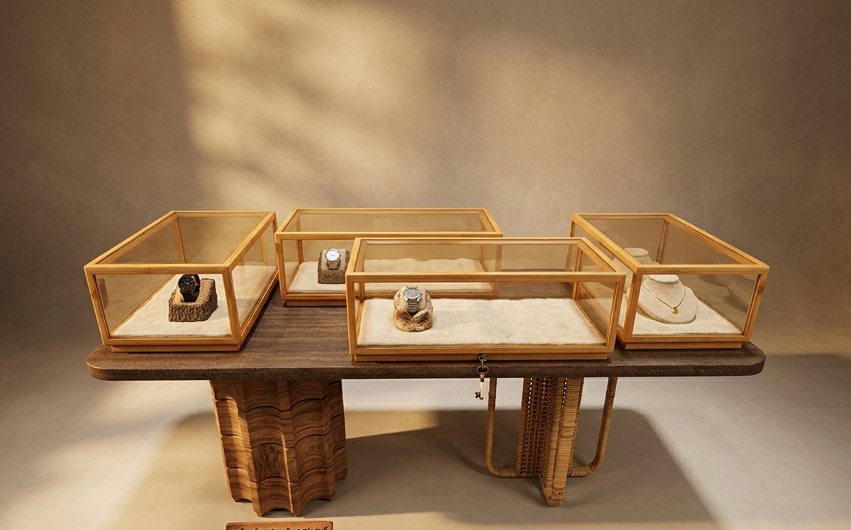 Tủ trưng bày gỗ