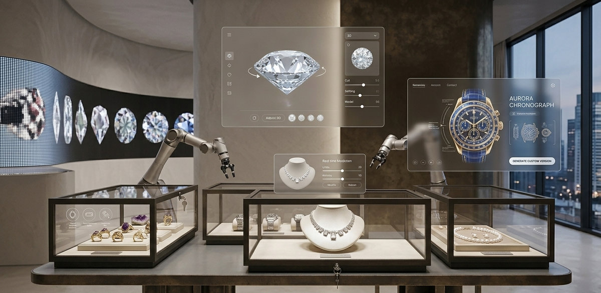 Tủ trưng bày trang sức SL-CD-006 sang trọng