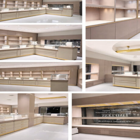 Tủ trưng bày trang sức âm tường