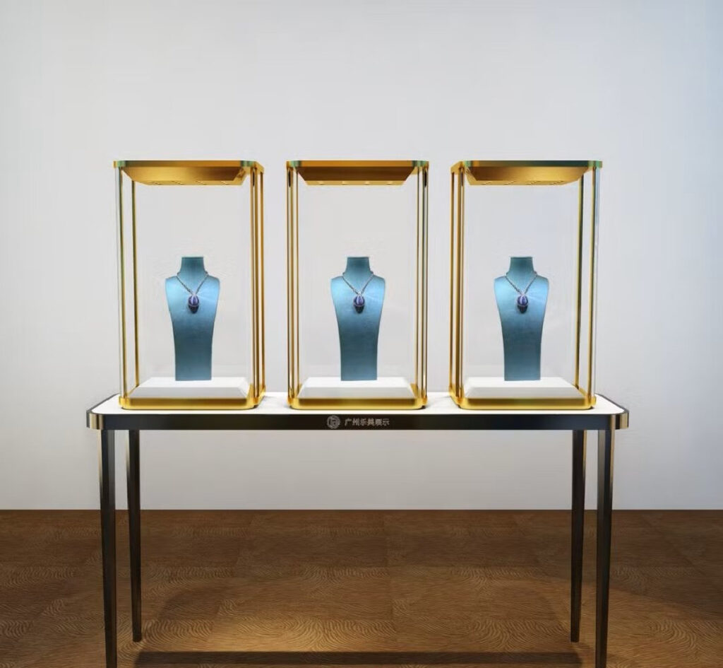 Tủ trưng bày trang sức SL-CD-001 sang trọng cho showroom