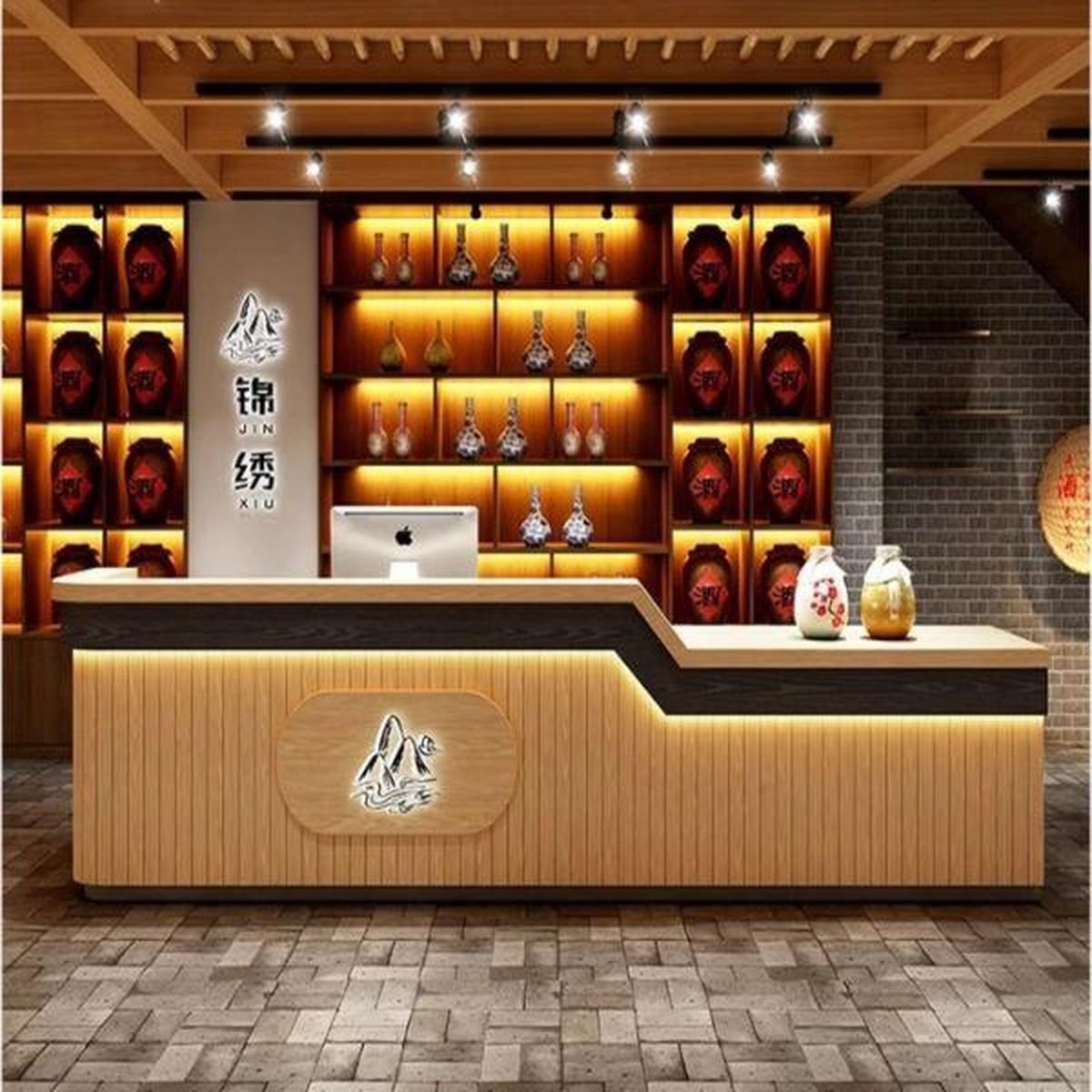 mẫu tủ kính 5 tầng đẹp mắt