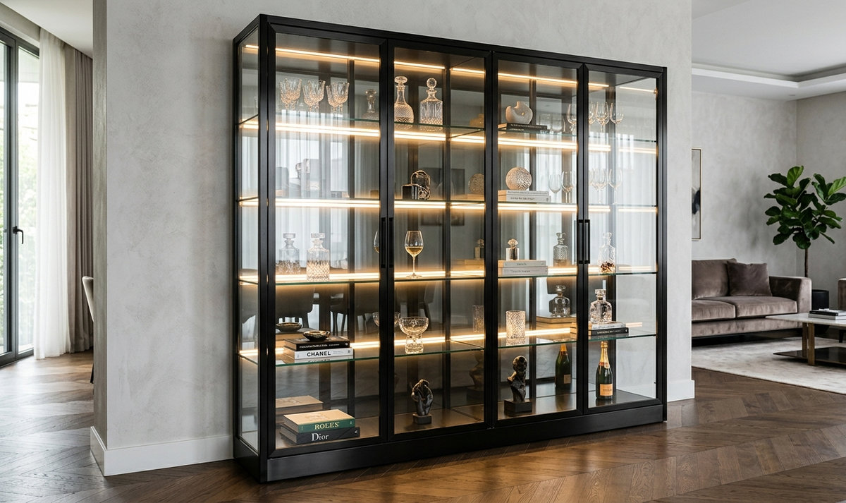 Tủ kính inox bền đẹp