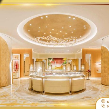 thiết kế tủ trưng bày