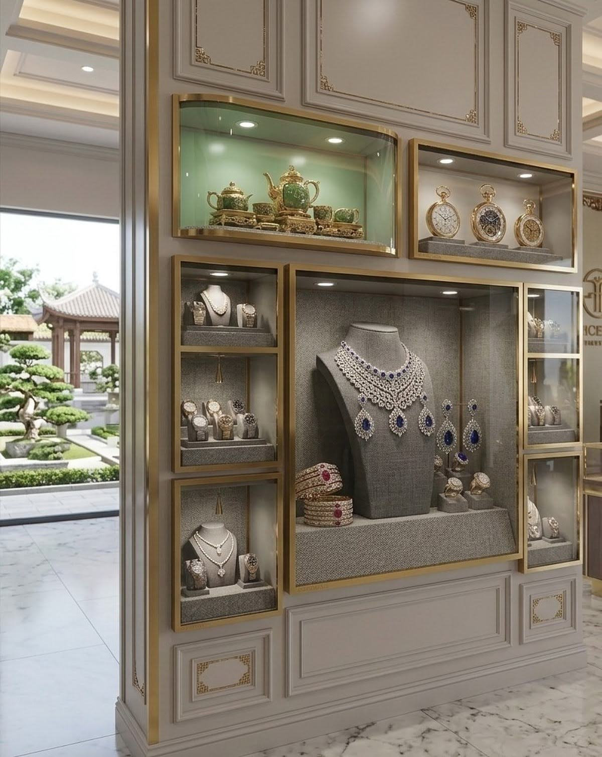 Thiết kế tủ trưng bày thông minh