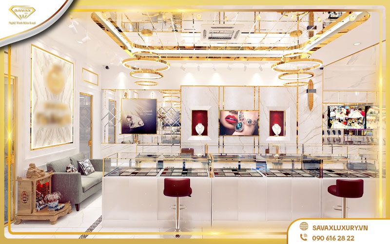 Tủ trưng bày trang sức nên đặt ở đâu