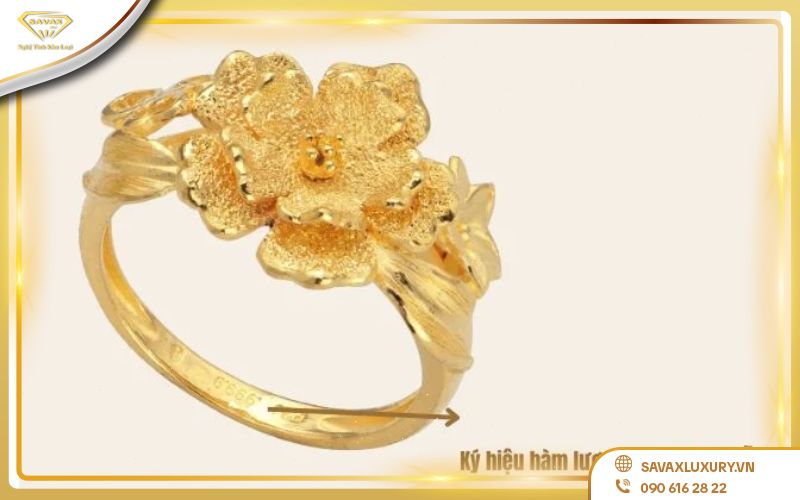 các ký hiệu trên trang sức vàng