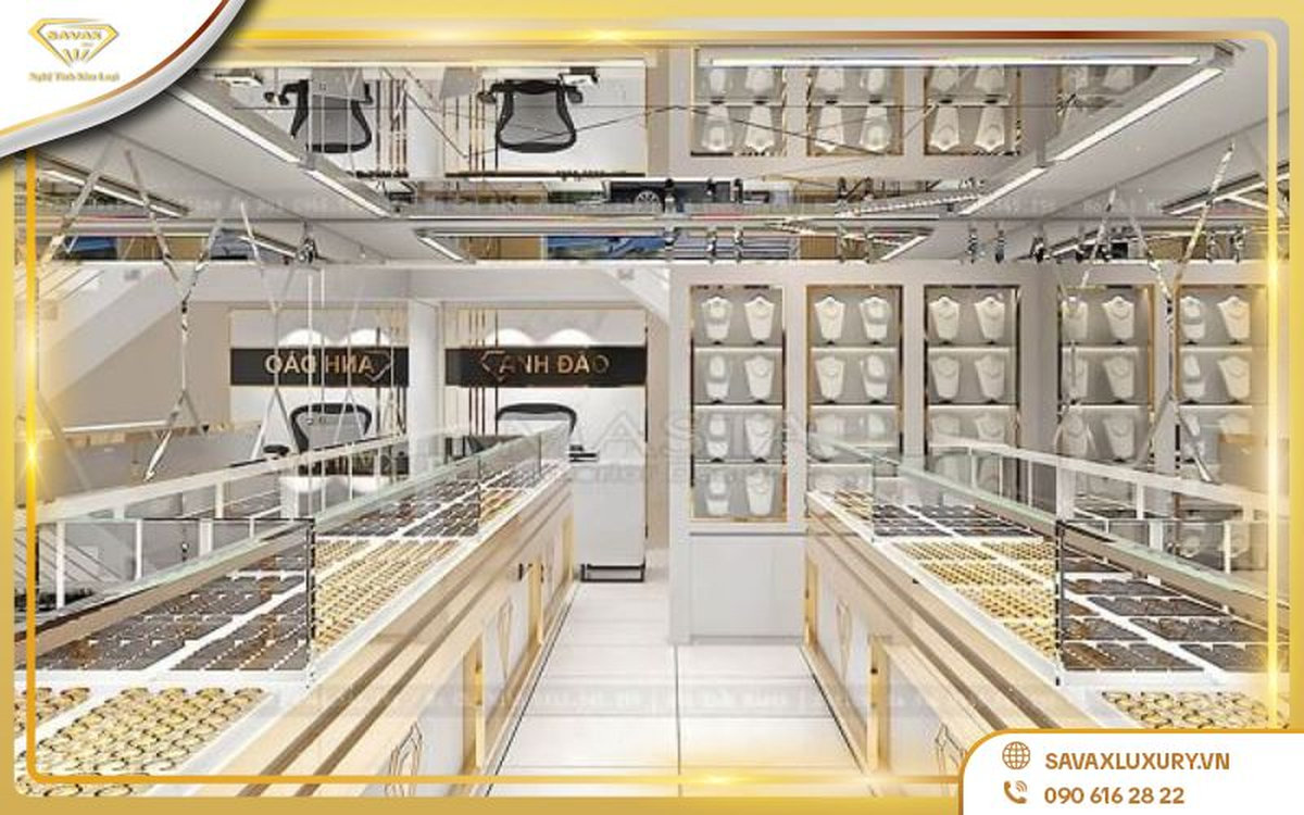 Đơn vị gia công tủ trang sức