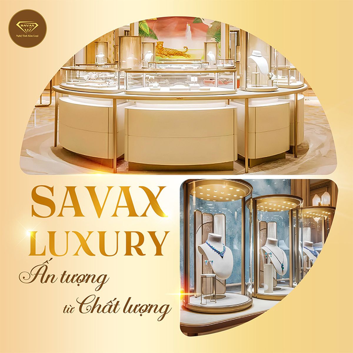 gia công shop trang sức Savax Luxury