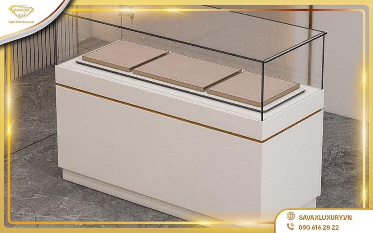 Gia công tủ trang sức đẹp