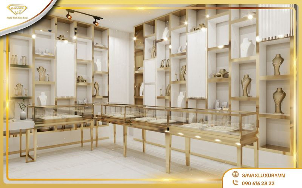 Giá khi gia công tủ trang sức