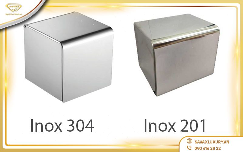 Phân biệt inox 201 và inox 304