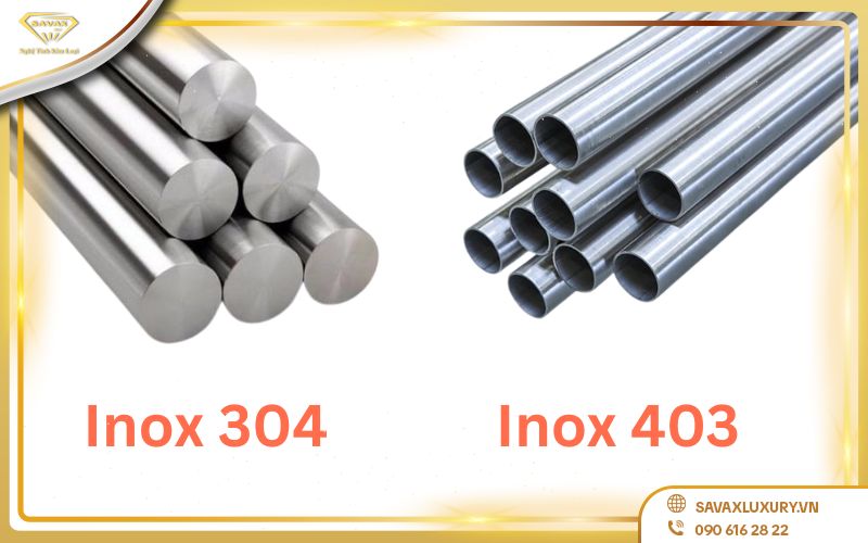 inox 304 và inox 403