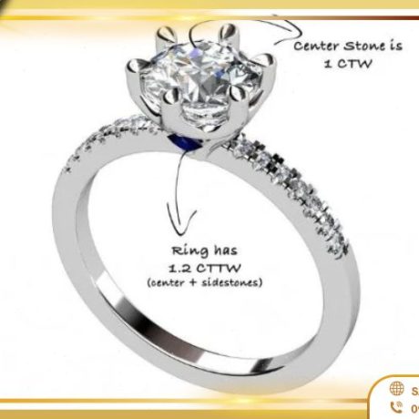 ký hiệu kim cương trên trang sức