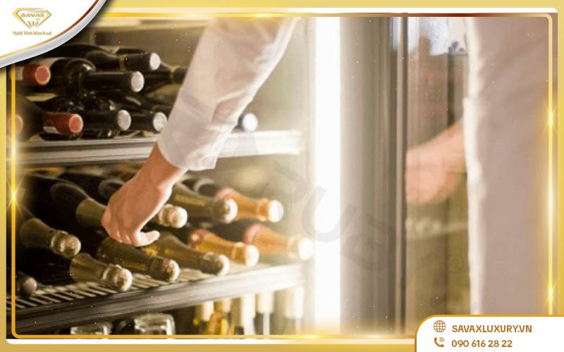 bảo quản rượu vang trong tủ lạnh