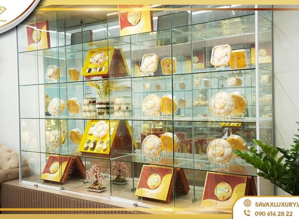 10+ Mẫu thiết kế tủ kính trưng bày yến sào đẹp và thu hút khách hàng
