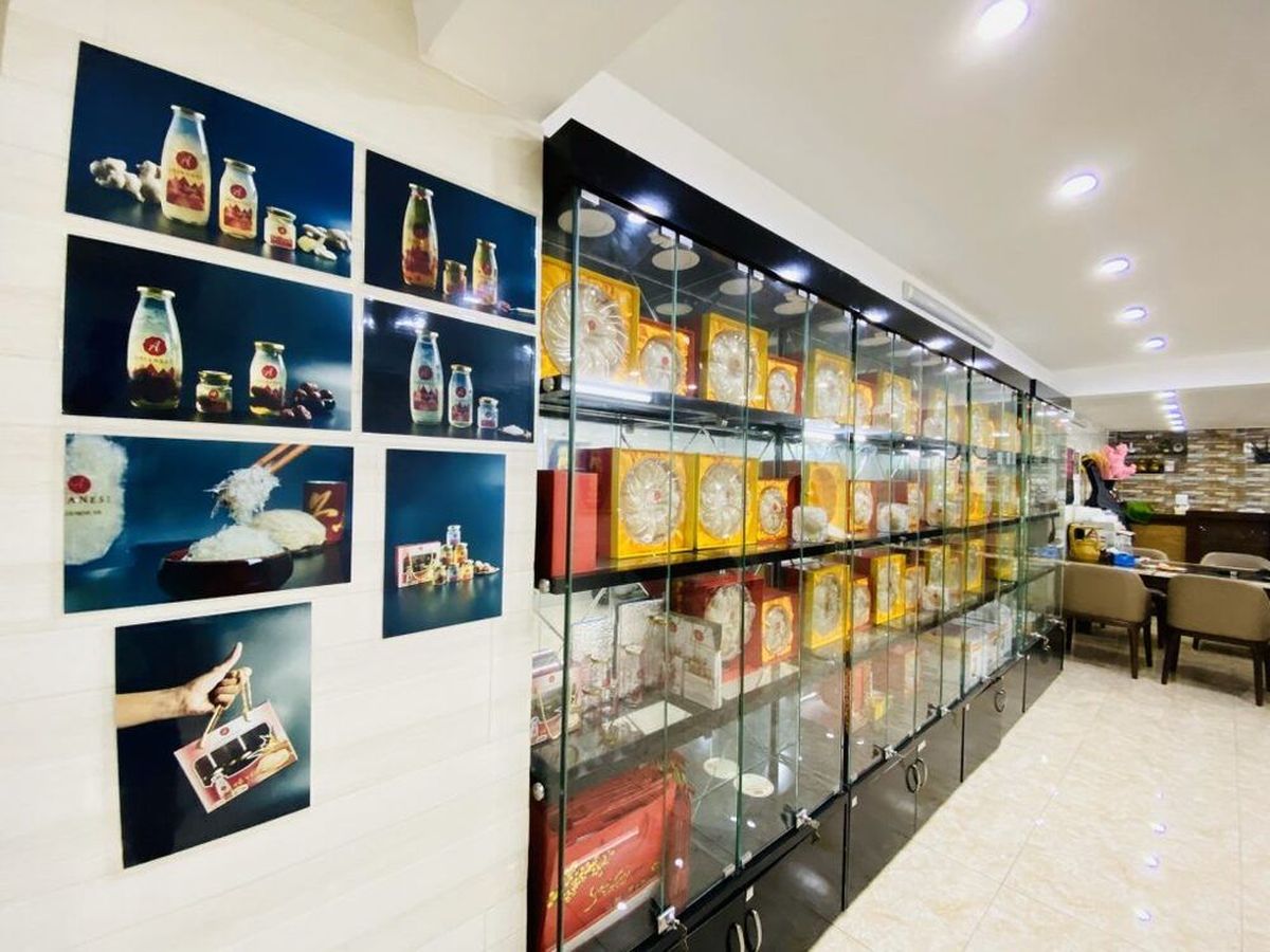 thiết kế tủ trưng bày yến Savax Luxury