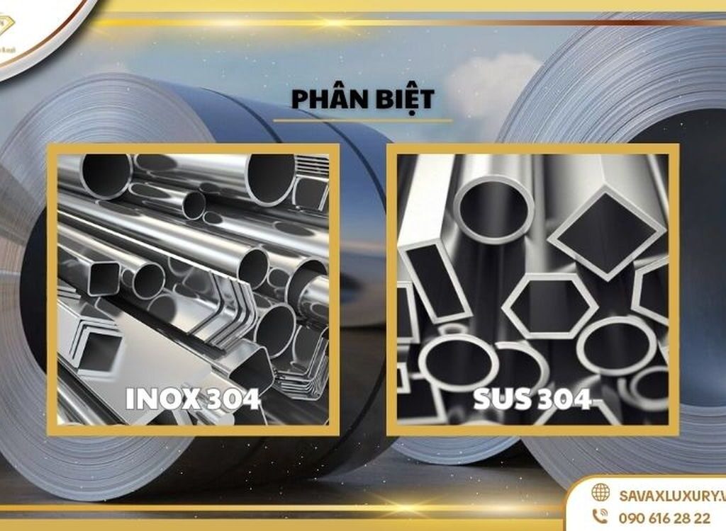 So sánh inox 304 và sus 304 khác nhau như thế nào? Nhận định từ chuyên gia