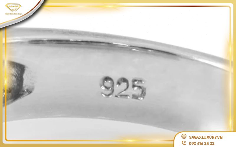 Kiểm tra ký hiệu 925 trên trang sức