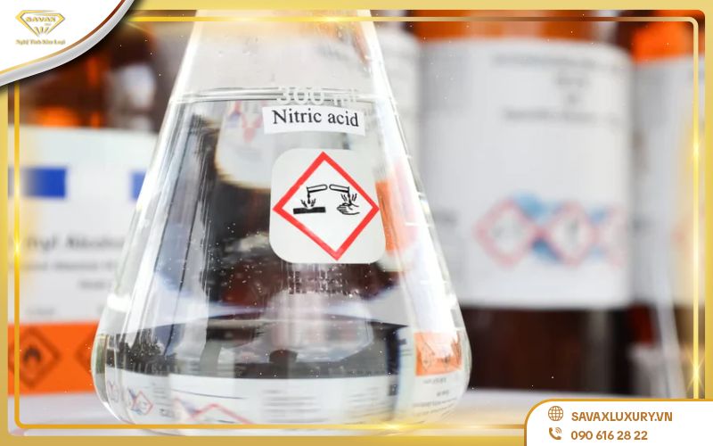 Thử nghiệm bằng dung dịch acid nitric