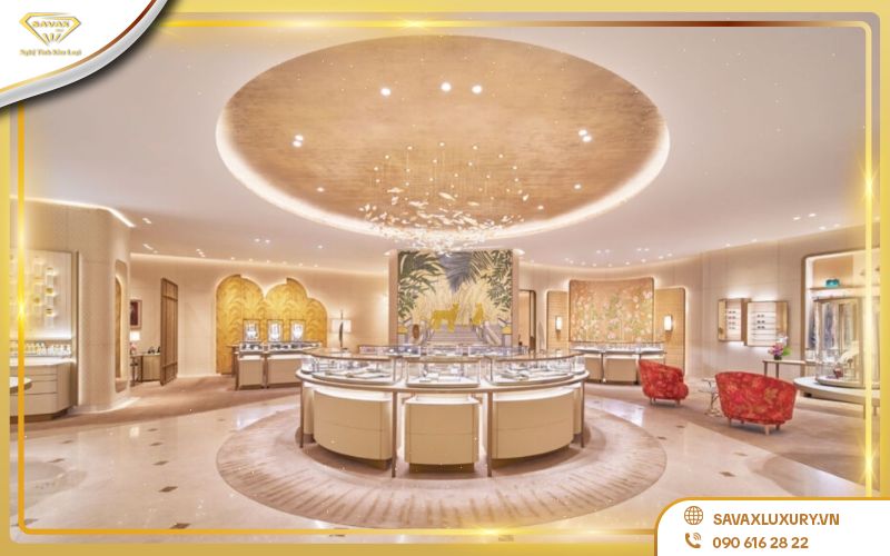 Showroom trang sức phong cách cổ điển