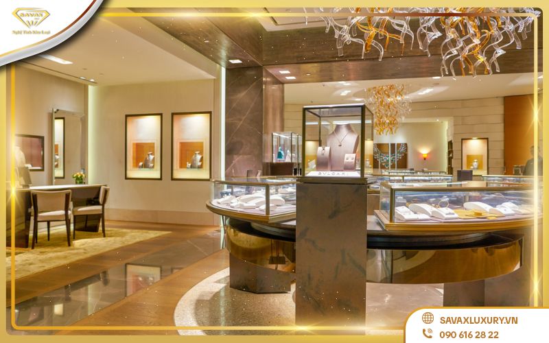 Các phong cách thiết kế showroom trang sức sang trọng