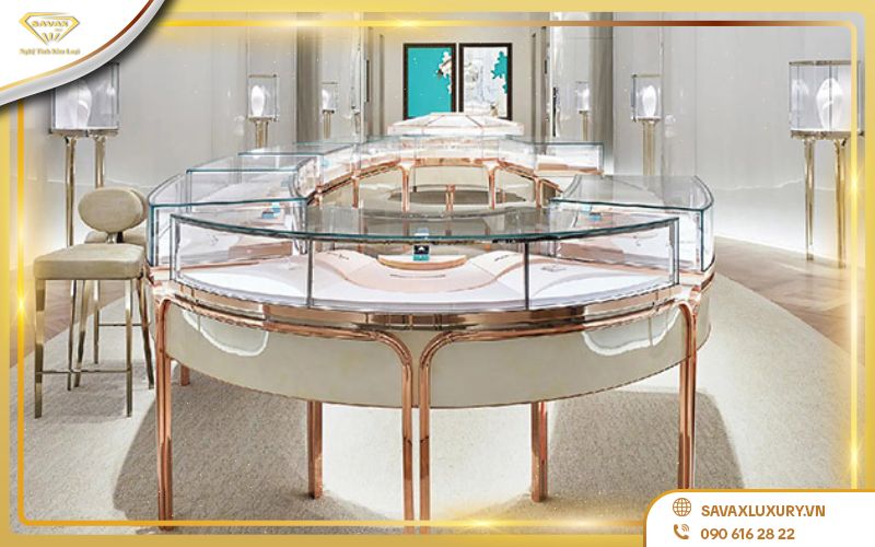 Tiêu chí lựa chọn đơn vị thi công và thiết kế cửa hàng trang sức uy tín