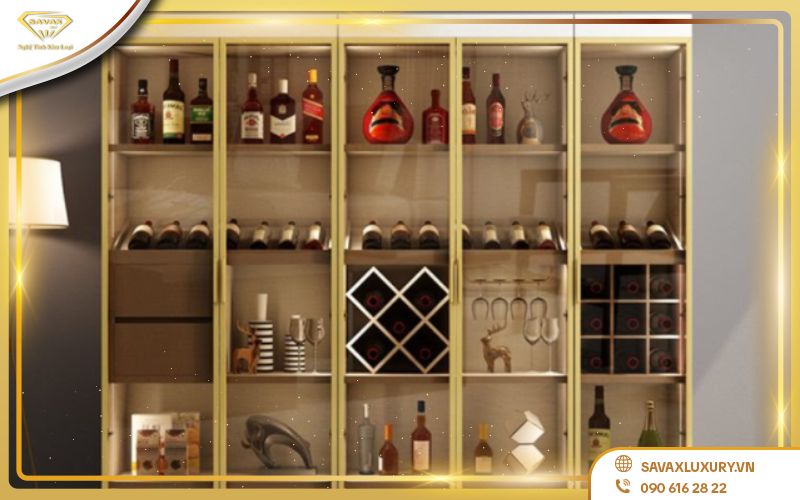 Tiêu chí lựa chọn địa chỉ bán, làm tủ rượu trưng bày phong cách sang trọng
