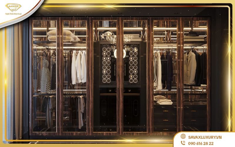 Tủ phụ kiện siêu cao cấp dành cho quý ông mạnh mẽ