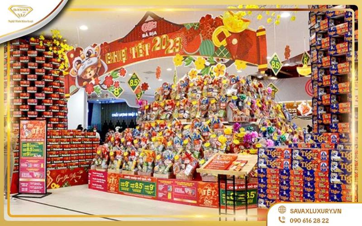 cách trưng bày sản phẩm thật bắt mắt