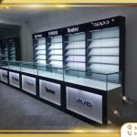 Kích thước tủ trưng bày điện thoại phổ biến hiện nay