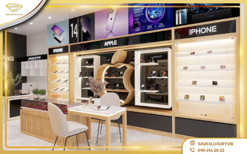 Vai trò của tủ trưng bày điện thoại