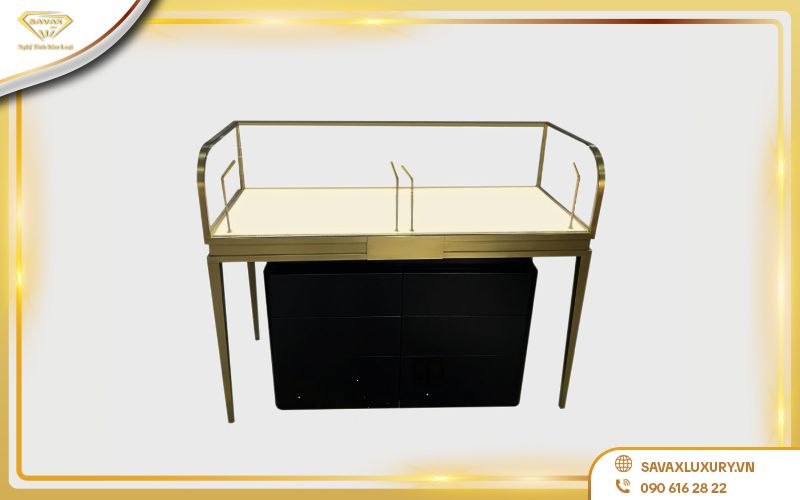 Tủ mặt kính nằm ngang