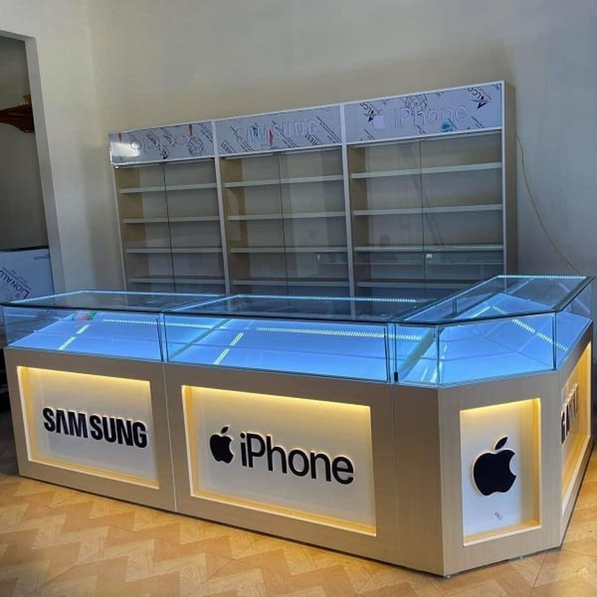 mẫu kích thước tủ trưng bày điện thoại