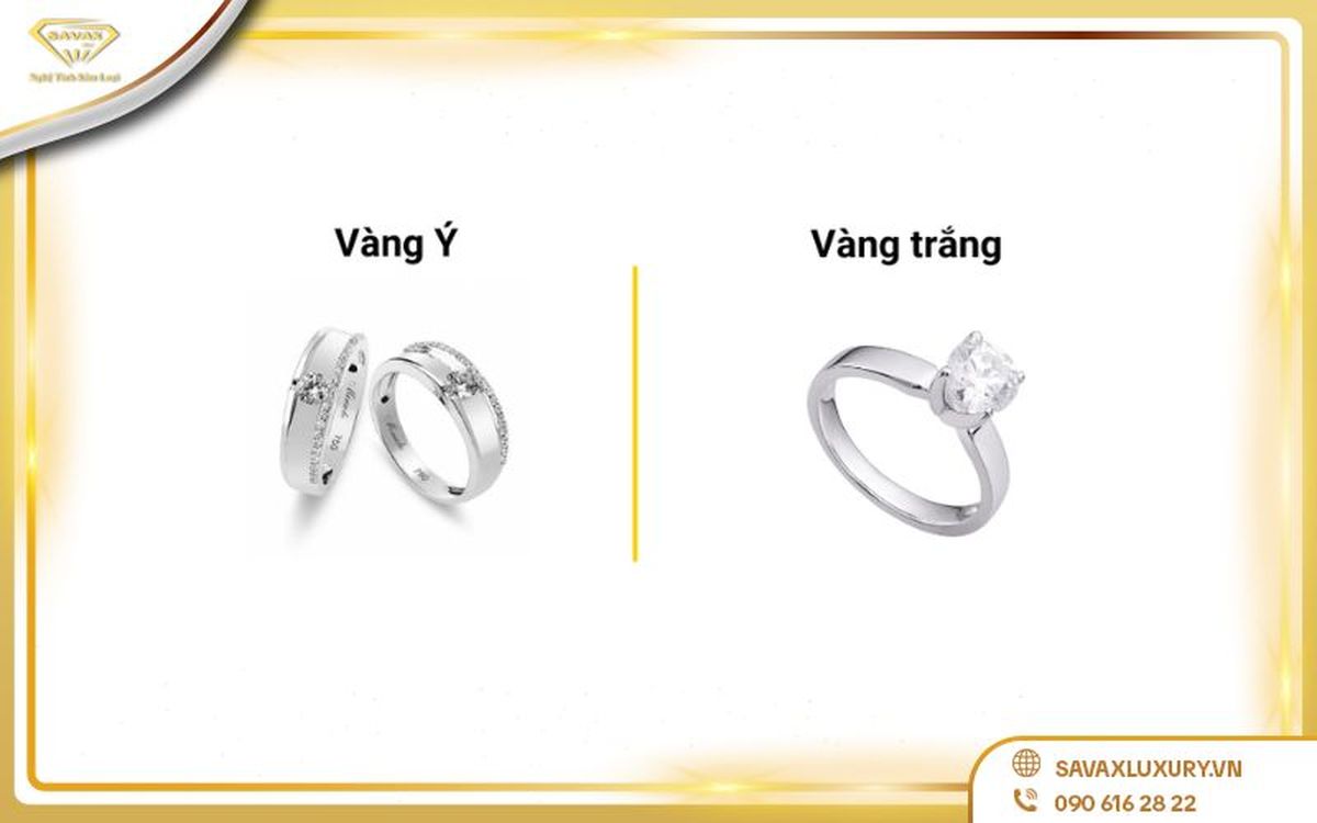 so sánh vàng Ý với vàng khác