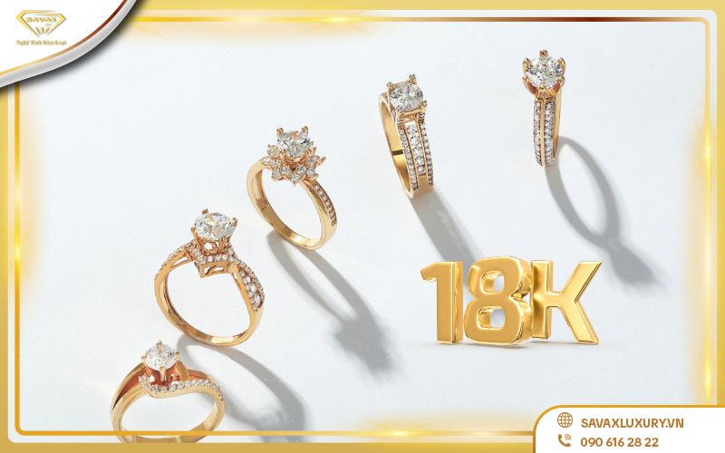 Vàng 18k là vàng tây hay ta? Phân biệt vàng 18k với các loại vàng khác