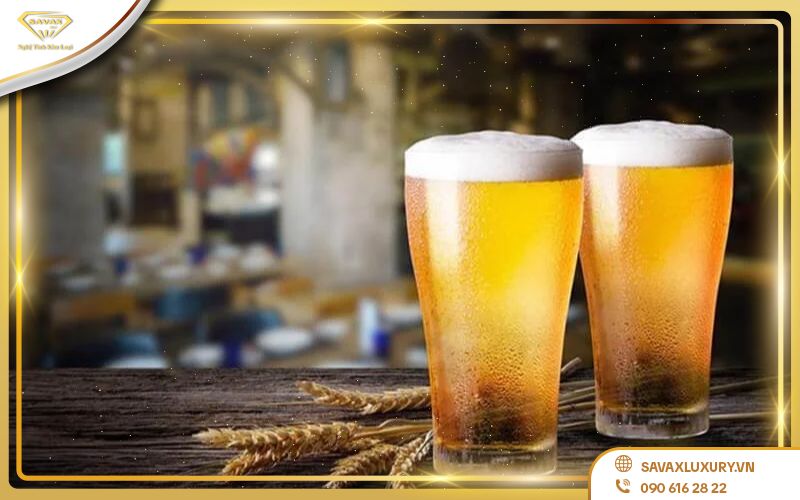 Vệ sinh vàng Ý bằng bia