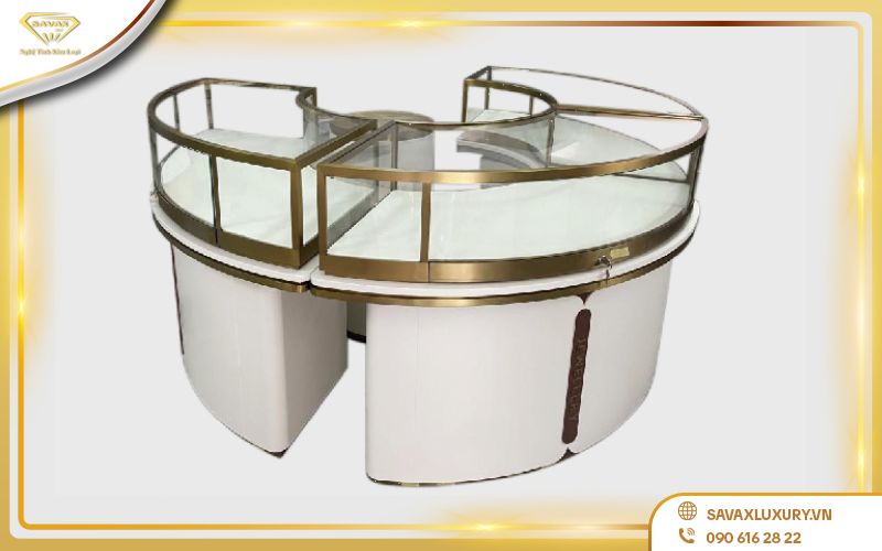 Mẫu tủ kính trưng bày