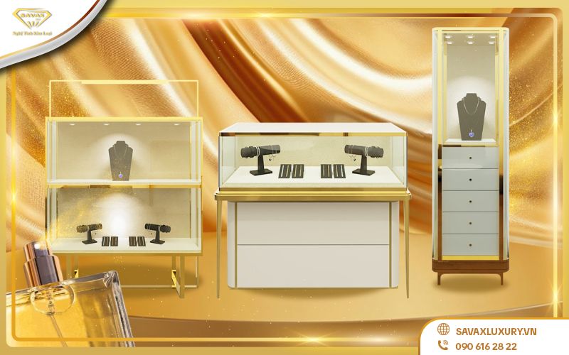 Tủ nhôm và inox trưng bày
