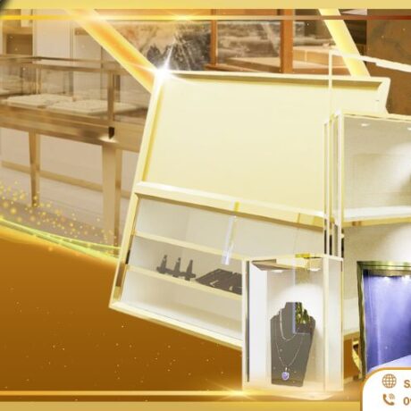 Đặt tủ quầy kính trưng bày theo yêu cầu TPHCM