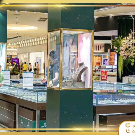 Đặt tủ trưng bày có cửa kính TPHCM