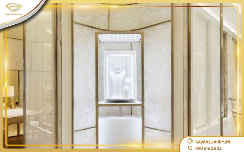 Chất liệu tủ trưng bày túi xách
