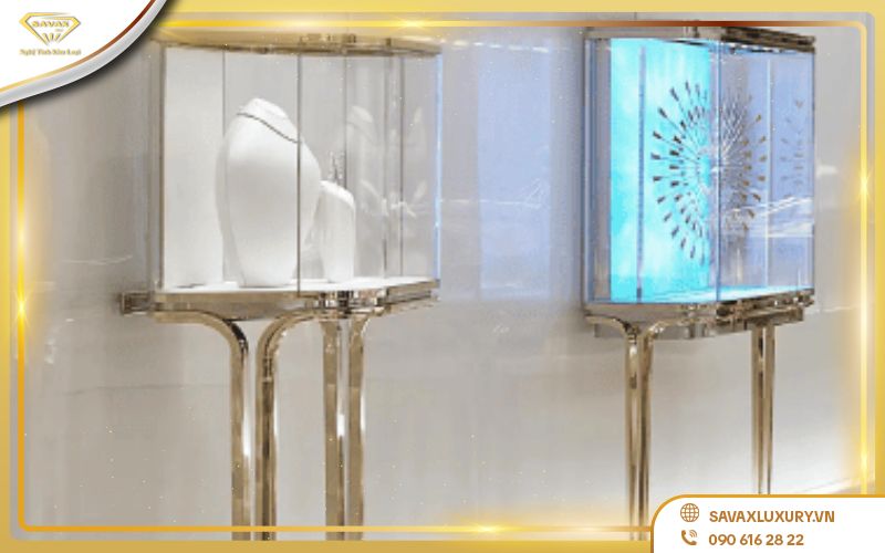 Kiểu dáng và thiết kế tủ bày túi xách