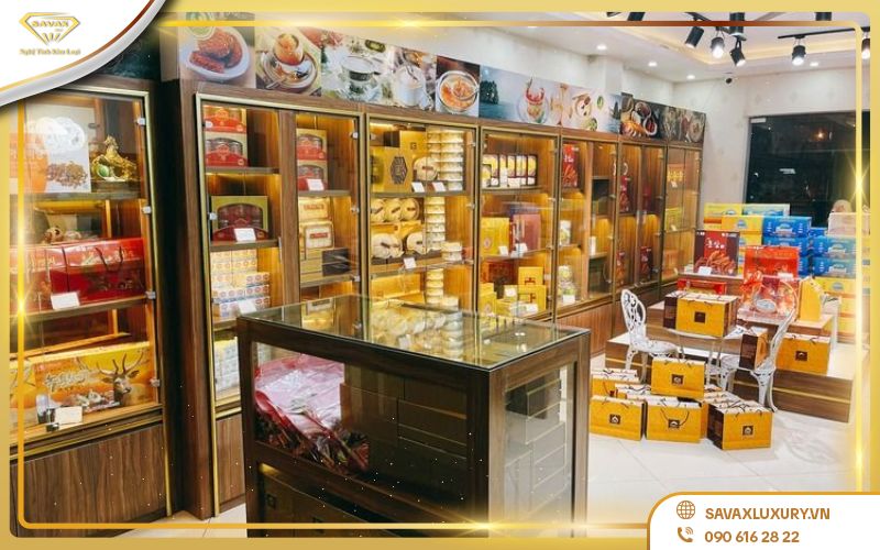 Dịch vụ thiết kế tủ trưng bày tổ yến TPHCM