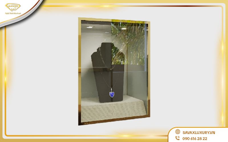 Tủ trưng bày tổ yến mini áp tường