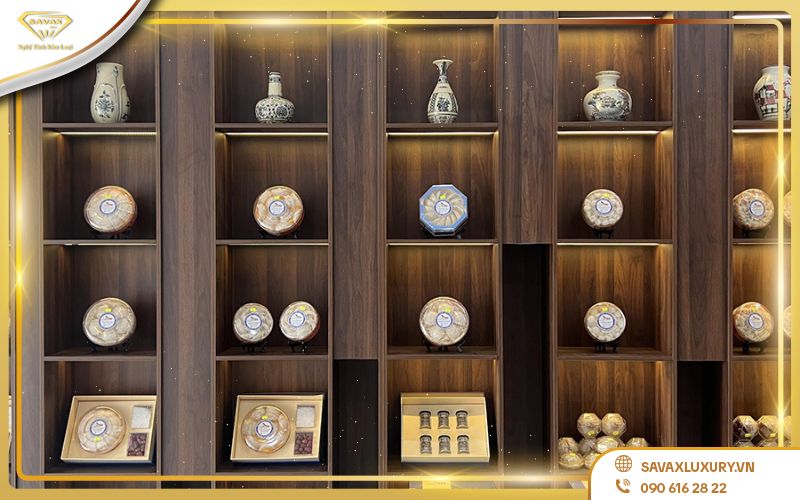 Tủ đựng yến sào bằng gỗ
