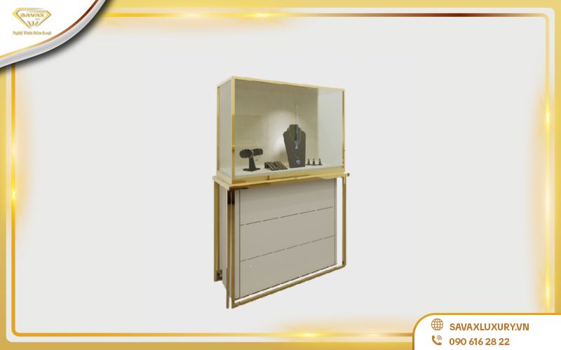 Mẫu tủ trưng bày bằng khen đa năng